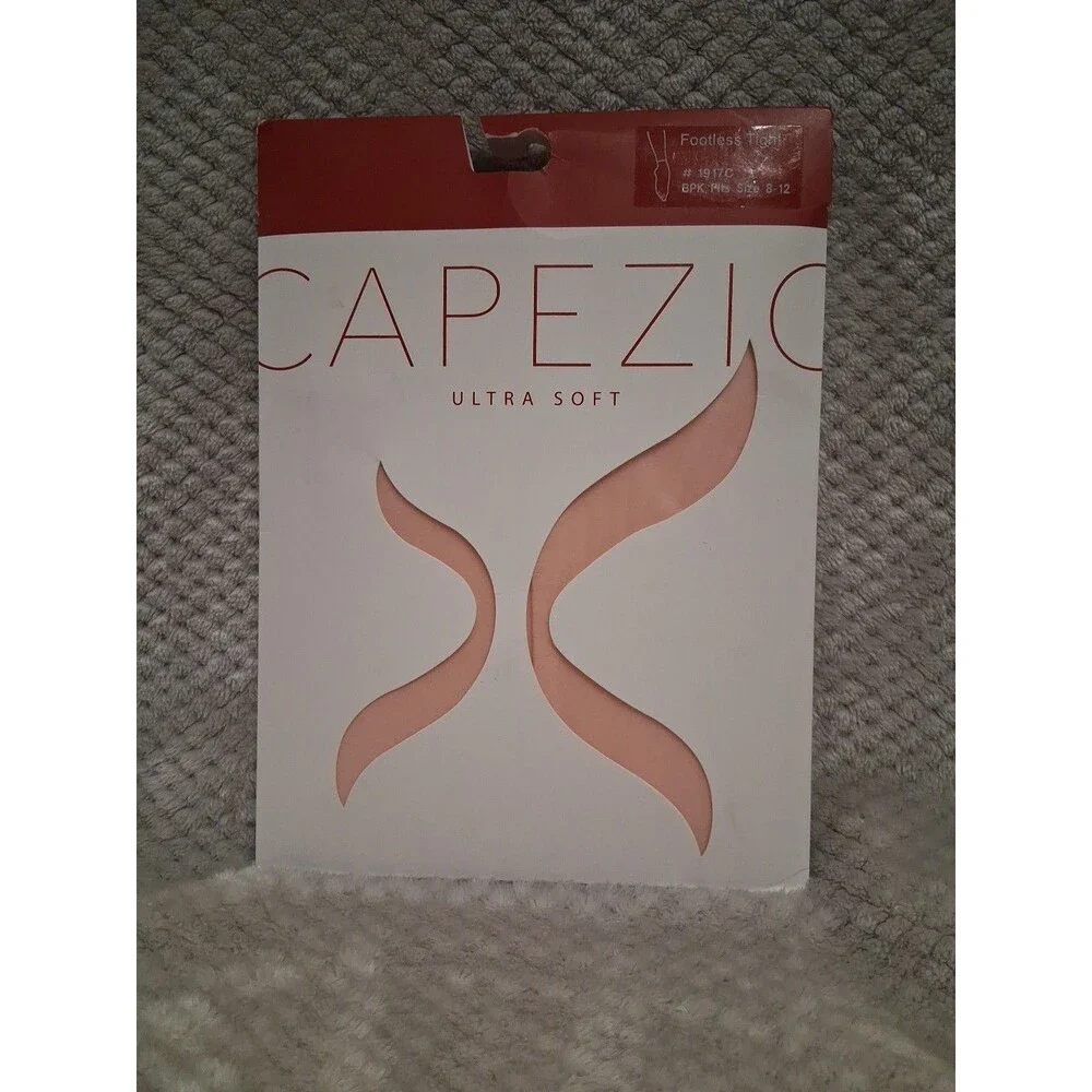 Capezio Ultra Soft Footless Tight, #1917C, BPK Ballet Pink, Child Size 8-12, NEW